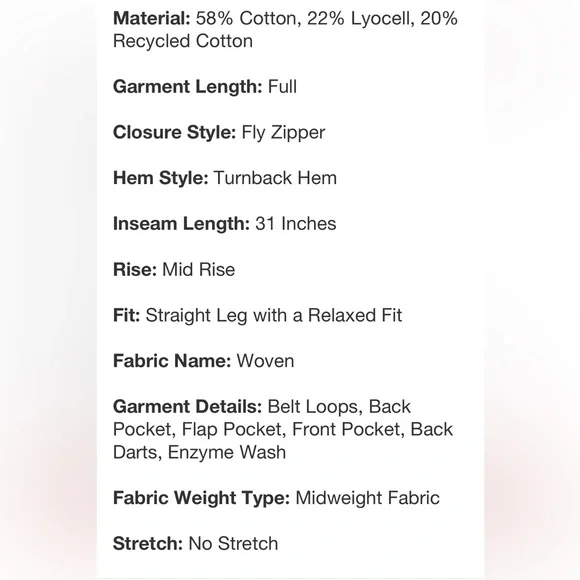 Women's Mid-Rise Straight Leg Cargo
Pants - Universal Thread™ Green new - Picture 7 of 7